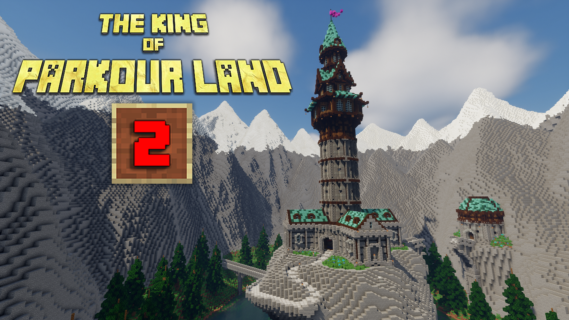 Скачать The King of Parkour Land 2 для Minecraft 1.16.4